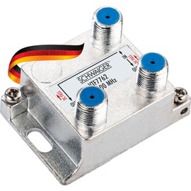 Schwaiger VTF7762 531 - cable splitters or combiners (Silver)
