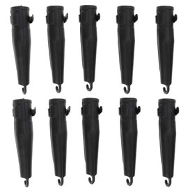 10pcs Fishing Rod Cap Fishing Rod Tip Cover Head Protective Cap Strap Top Cover Anti-Damage Lightweight