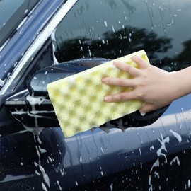 Car Wash Sponge, Car Sponge Exterior, Car Sponge Large for Car Washing and Window Cleaning - Car Sponge Pack of 1, 17.5 x 11 x 7 cm