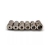 Rigid Coupling Shaft Coupling Connector 3/3.17/4/5/6/6.35/7/8/10/12 mm Hole Selection, Bore