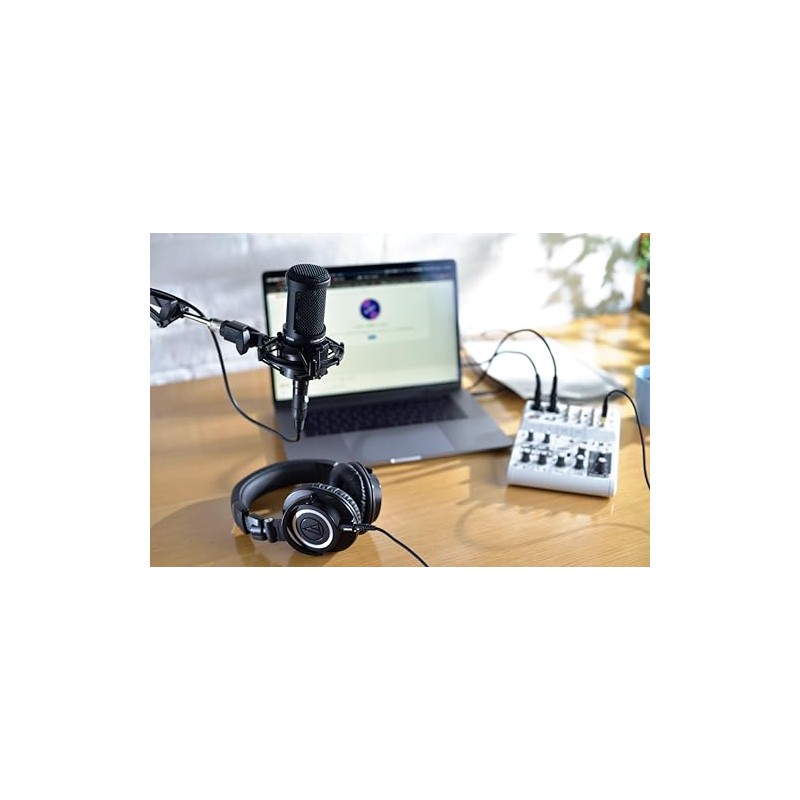 Audio-Technica Micrófono de Condensador cardioide Negro AT2020