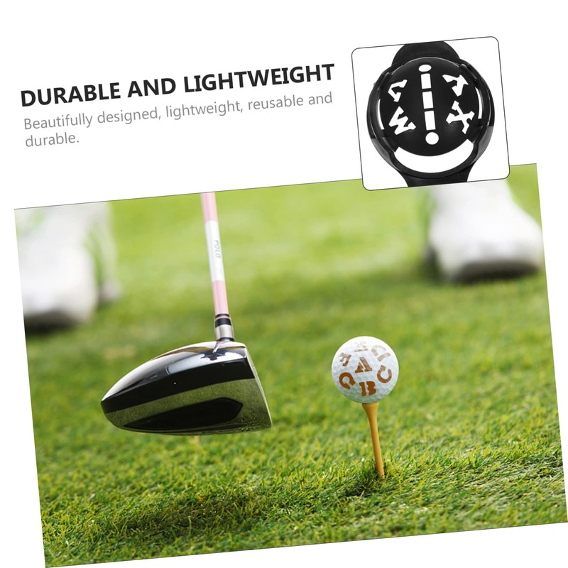 TOVINANNA Golfing Ball Markers 1 Set Line Drawing Tools Magnetic