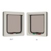 Cat Mate 4 Way Locking Cat Flap White