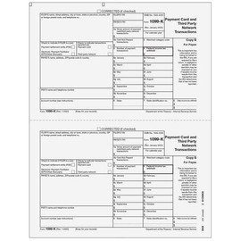 EGP IRS Approved Laser 1099K Copy B Tax Form. 100 Recipients
