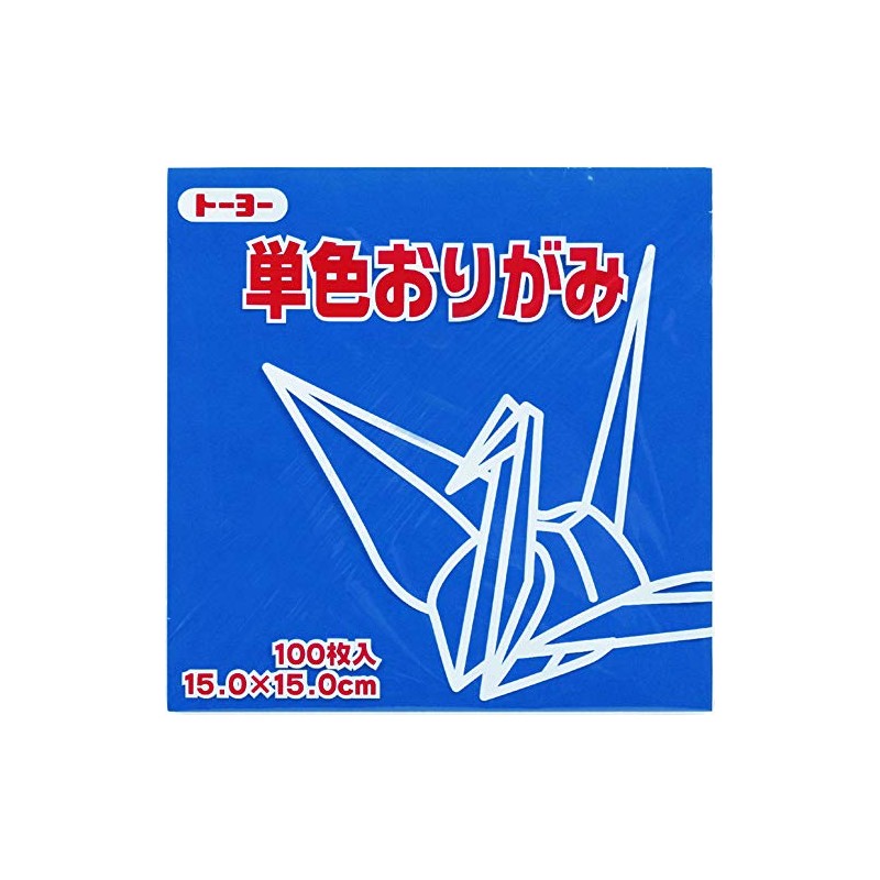 Toyo 064138 Origami Single Sided Origami Paper, Single Color, 5.9