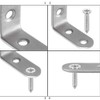 18pcs Stainless Steel Corner Braces - 40mmx40mm Heavy Duty Corner