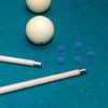 DXBNEZBC 50 Pcs 10mm Pool Cue Tips - Premium Leather