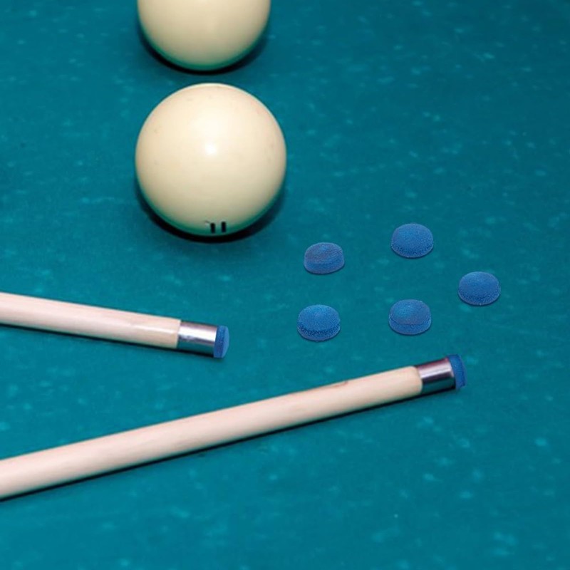 DXBNEZBC 50 Pcs 10mm Pool Cue Tips - Premium Leather