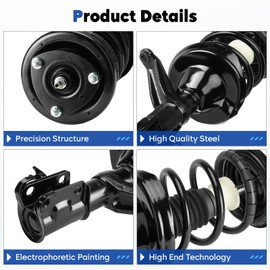 Front Complete Struts Assembly Shock Absorber Compatible with 2003-2011 Honda Element, Replace for 172135 172136 (Set of 2)