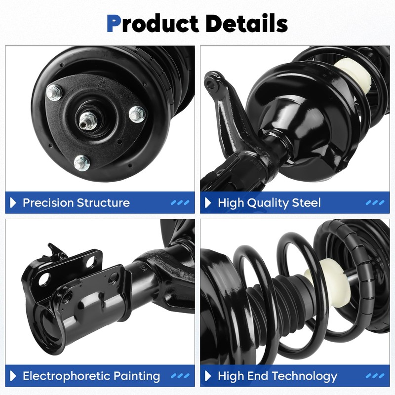 Front Complete Struts Assembly Shock Absorber Compatible with 2003-2011 Honda
