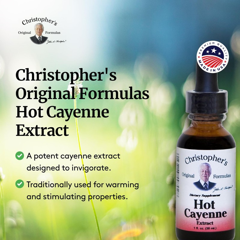 Christopher's Original Formulas Christopher's Original Formulas Hot Cayenne Extract, 1