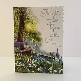 Jonny Javelin Thoughts are with You at This Sad Time Card Bench River