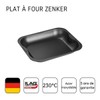 Zenker 3455 Oven-Proof Dish 28 x 23 cm Ilaflon Black
