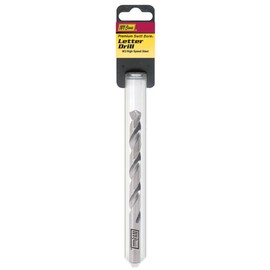IVY Classic 01646 Letter Size F Drill Bit, M2 High-Speed Steel,135-Degree Split Point, 1/Card