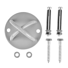 Ejoyous Yoga Ceiling Hooks, Metal Ceiling Wall Mount Anchor for Suspension Straps Strength Training Bracket with Fittings, Suspension Strap Trainer for Resistance Bands Bodyweight Strength Training