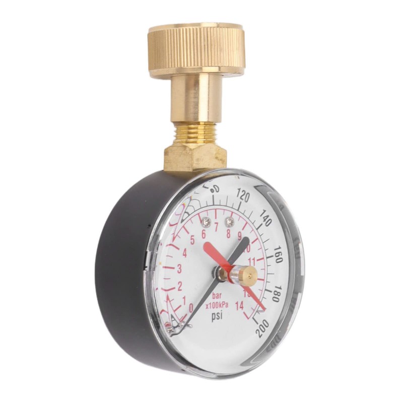 Aluminum Alloy Water Pressure Gauge, Universal Water Pressure Gauge 200