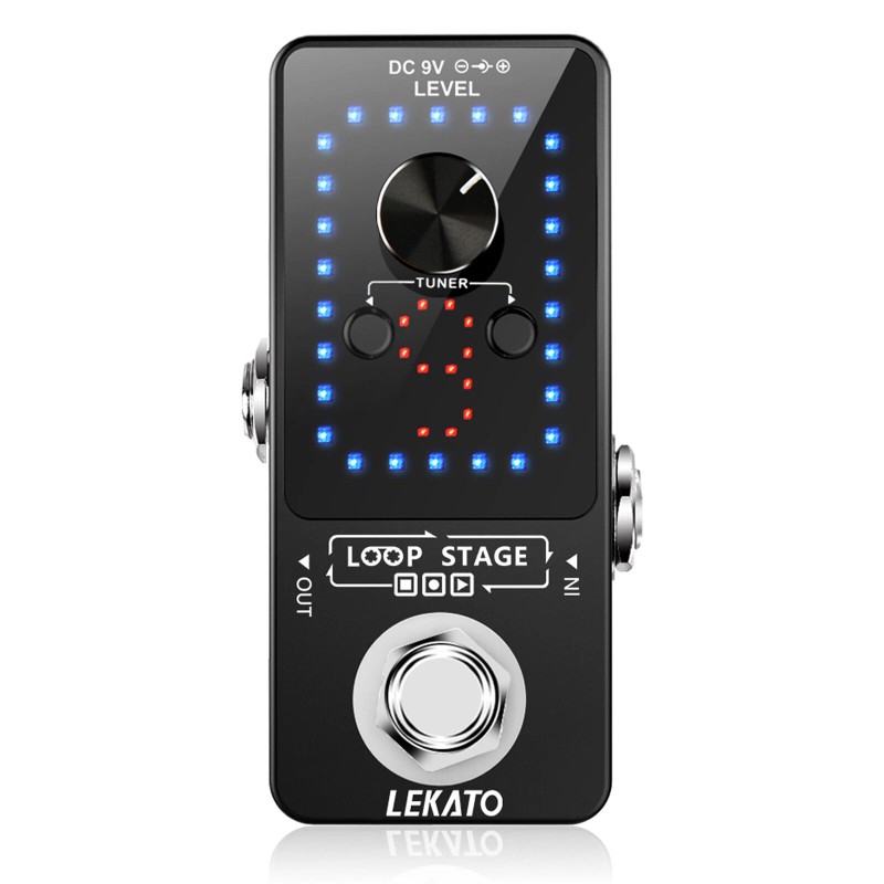 LEKATO 9 Loops 40 Minutes Record Looper Guitar Pedal Guitar