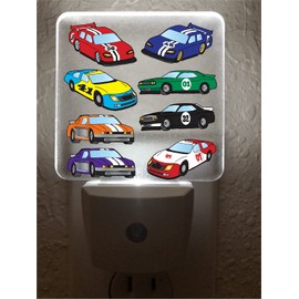 Stock Race Car Led Night Light Racing Cars Nursery Bedroom Wall Decor
