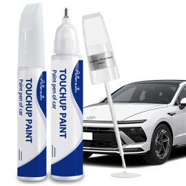 Serenity White Pearl（W6H） Touch Up Paint for Hyundai-Exact Match–Chips and Nicks Car Paint Scratch Repair Kit Automotive Paint Pen for Accent/Creta/Elantra/TUCSON/SANTA