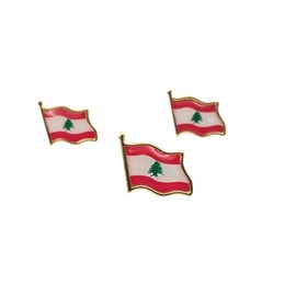 3pcs Country Flag Brooch Pin Capital Letter Alloy Souvenir Country Flag Pin Badge Hat Clothes, Metal, Metal