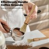 2-Pack Coffee Grinder Cleaning Brushes – Natural Bristles with Wooden