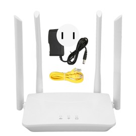 4G LTE Wireless Router 300Mbps Cat4 Mobile WiFi Hotspot Router with SIM Card Slot for European Area 100‑240V US Plug