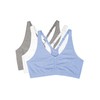 Fruit of the Loom Brasier deportivo ajustable con espalda cruzada