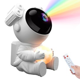 LED Starry Sky Projector, Astronaut Starry Sky Projector Galaxy Night Light, Planetarium Projector with Timer, Remote Control, Bedroom Ceiling Projection Lamp, Gift for Children and Adults