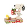 Enesco Jim Shore Peanuts Snoopy y Woodstock con figura de