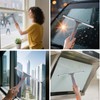 All Purpose 10inch Shower Squeegee with 2pcs Rubber Wiper Blade