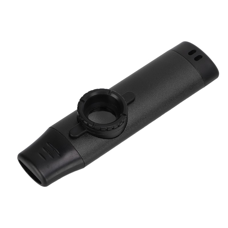 Metal Kazoo Resin Mouthpiece Adjustable Tightness Wind Instrument with Flute