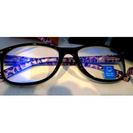 readers and equate Chloe BLK by M+ Blue Light Protection Reading Glasses, 2-pack +2.00