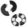 bociloy Wall Split Flange 26mm/1"Diameter, ABS Round Self-Adhesive Escutcheon Plate,
