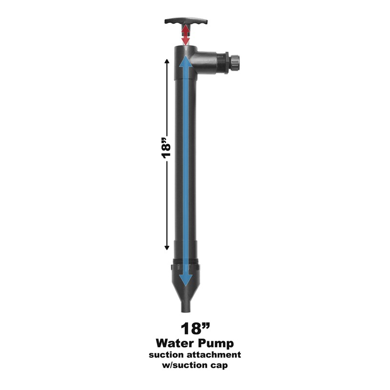 Superior Pump 90300 Multi-Purpose Adjustable Hand Pump, Black
