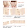 JELIEE 4 PCS Women's Bra Extenders 4 Hooks 3 Rows