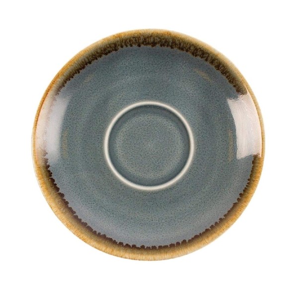Olympia Kiln Espresso Saucer - Ocean - Porcelain - 115(пїЅ) mm 6 pc