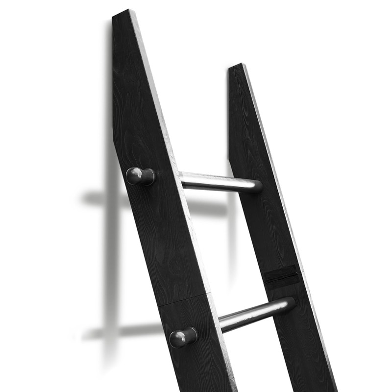 TEAKMAMA 6-Tier Blanket Ladder with Hanging Knobs, 5.5 Ft Wall