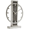 Bulova B1864 Streak Tabletop Clock, Aged Silver-Tone 2.63 x 12