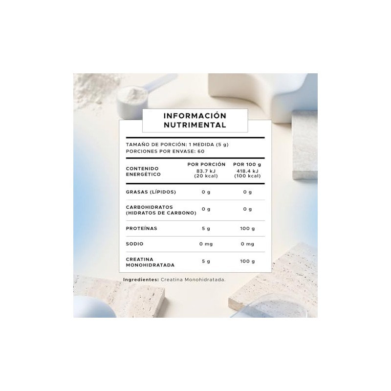 Pure Form CREA Suplemento Deportivo Creatina Monohidratada 300g