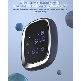 KTS Fortschrittliches Schlafhilfegerät, niederfrequente Mikrostromstimulation und gepulste hypnotische Schlafhilfe für Erwachsene mit Angst, Migräne und Schwindel, um schnellen Schlaf und tiefen