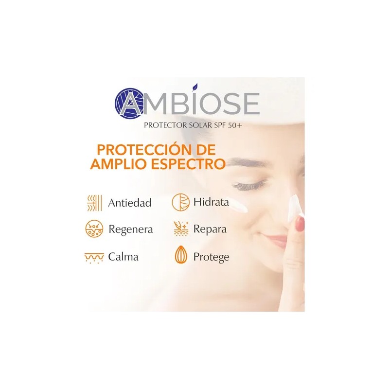 Protector Solar Fps 50+ Efecto Mate Resistente Al Agua