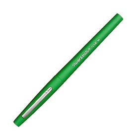 Paper Mate Fine Line Marker Nylon 1.1mm Tip 0.8mm Line Green Ref S0191032 [Pack 12]