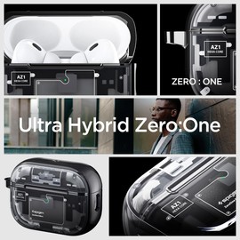 Spigen Spigen Ultra Hybrid (Mag Fit) Designed for AirPods Pro 2nd Generation Case 2022/2023 (USB-C/Lightning Cable) Cover - Zero One