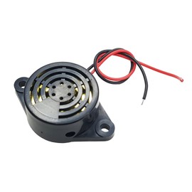 DIYables 12V, 3-24V Active Piezoelectric Buzzer for Arduino, ESP32, ESP8266, Raspberry Pi, 5 Pieces