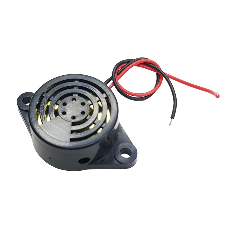 DIYables 12V, 3-24V Active Piezoelectric Buzzer for Arduino, ESP32, ESP8266,