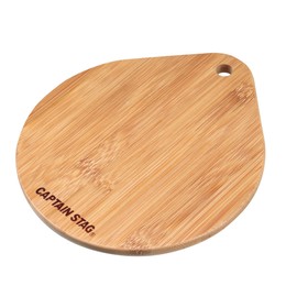 Captain Stag UG-3018 Skillet Bamboo Plate, Glamping Kitchen Utensil