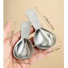 Coffee Measuring Scoop, 1 Tablespoon Short Handle 304 Stainless Steel