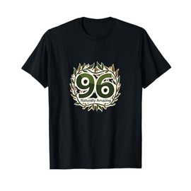 96 and Naturally Amazing Birthday Gift for Seniors T-Shirt
