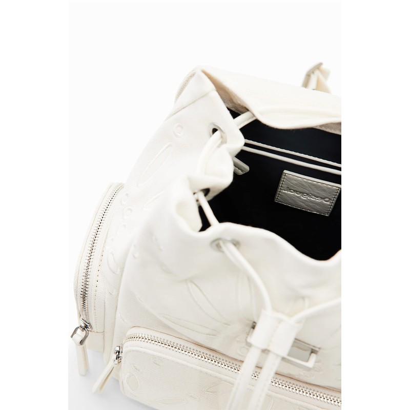 Desigual Women's Back_Summer Dandelion HAMB 1001, White, One Size