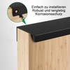 10 Pcs Concealed Drawer Handles with Screws, Aluminium Alloy Cupboard